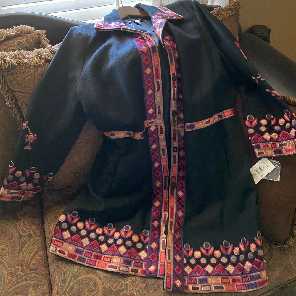 Designer Wool Patterned Suit